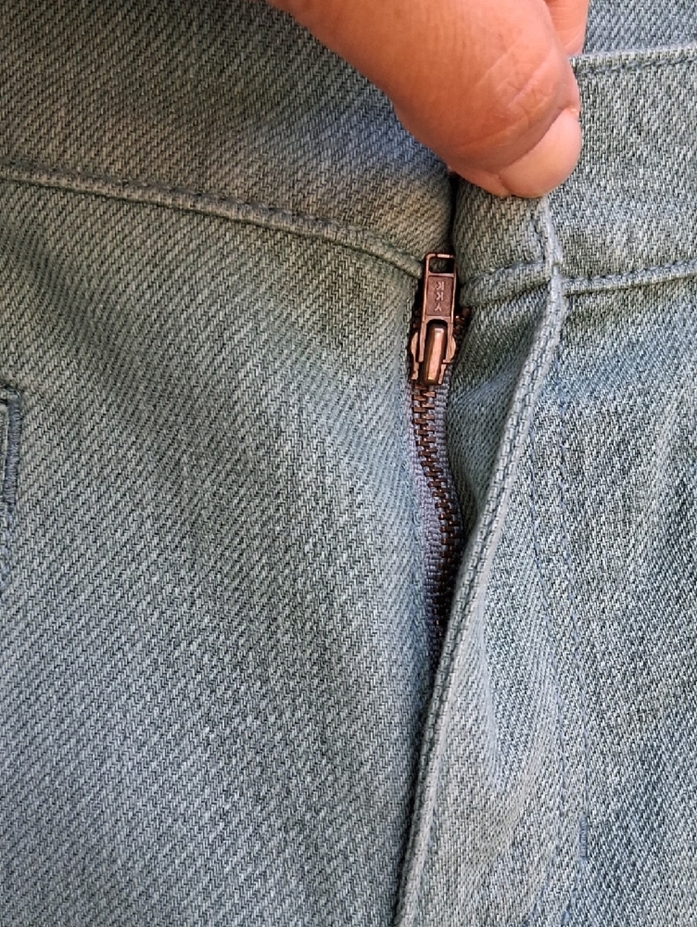 CAbi Teal-Green Straight-Leg Jeans - Picture 5 of 16